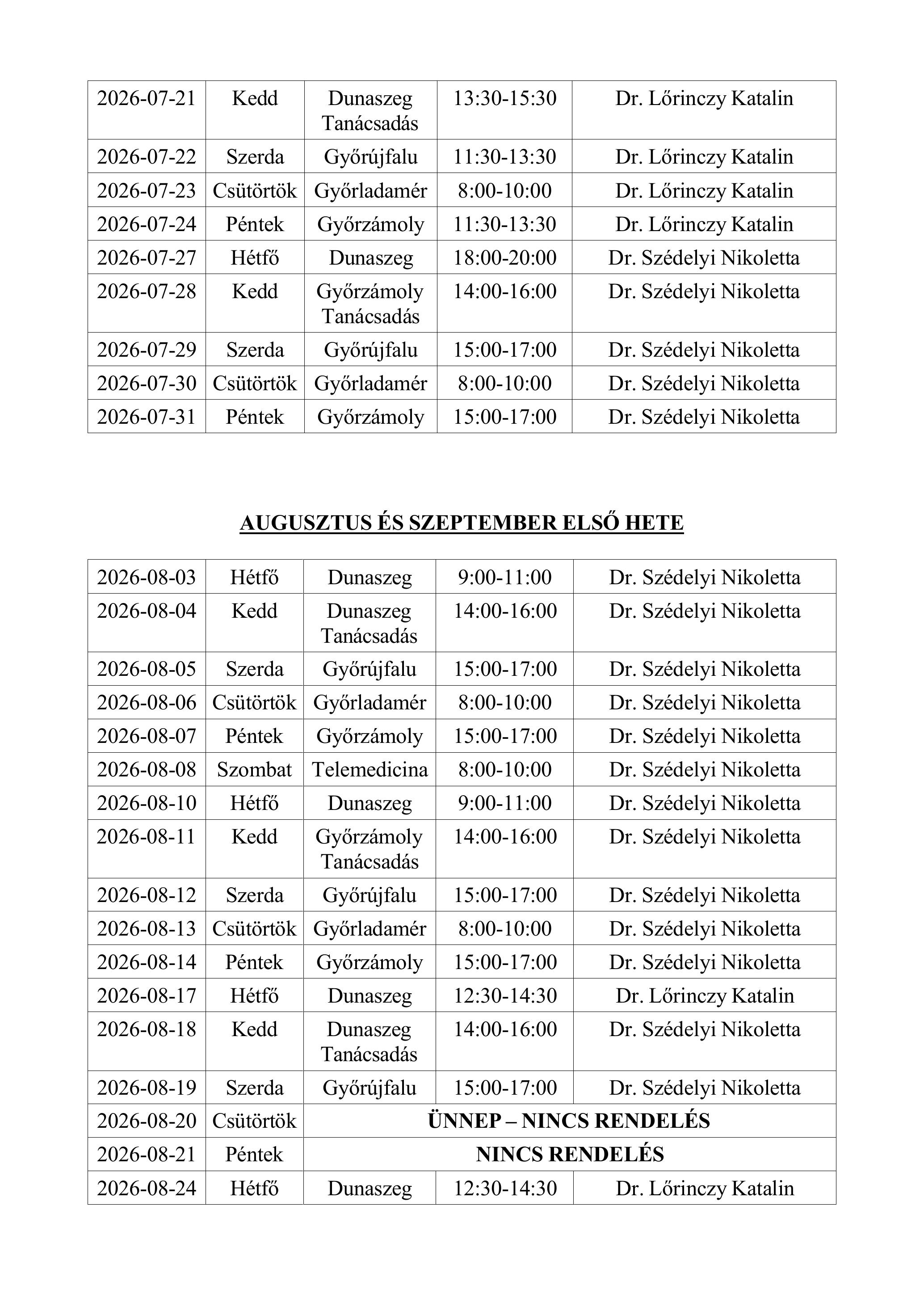 2026 nyári gyermekorvosi rendelő12 2