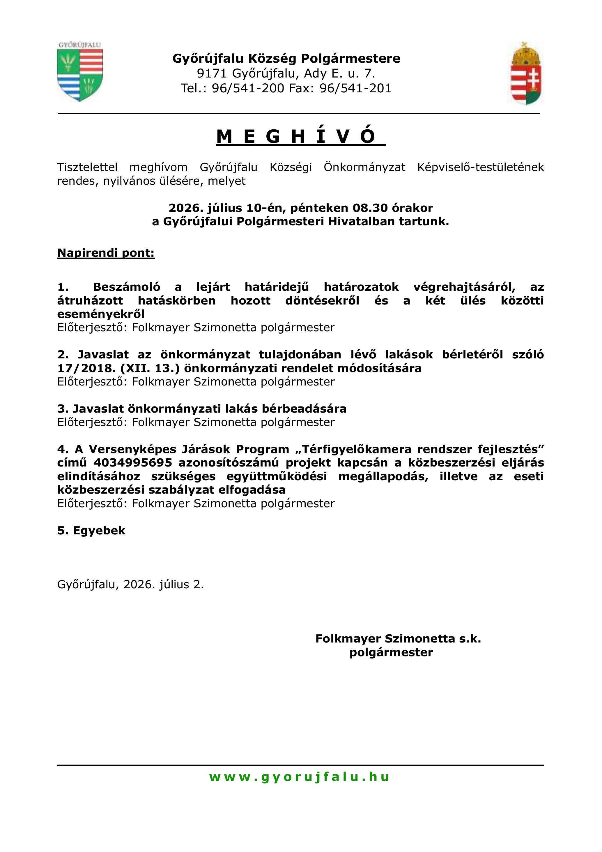 Meghívó testületi copy