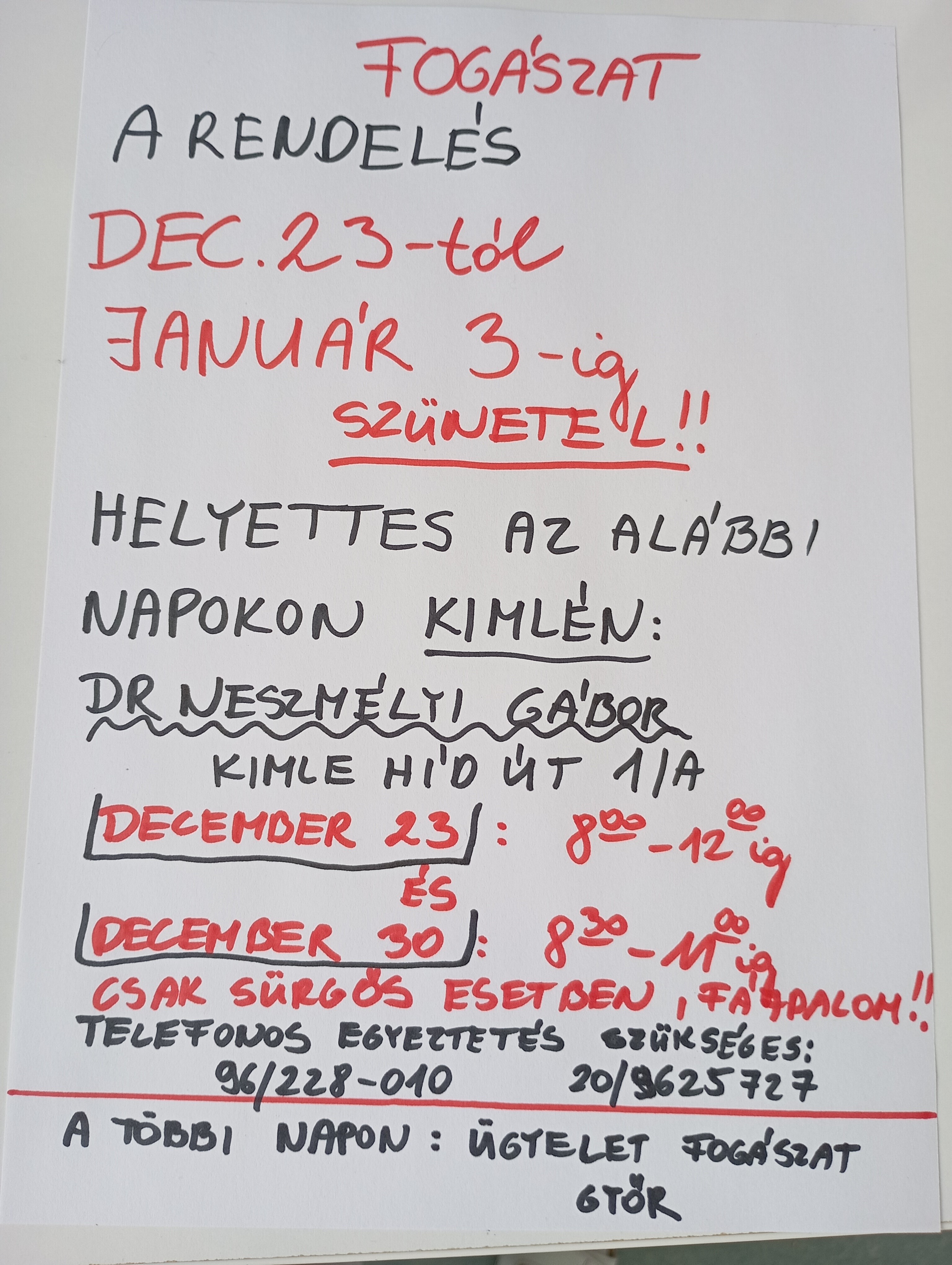 fogorvos hirdetmény20241220